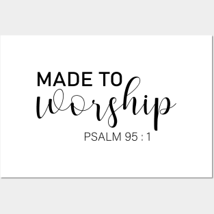 Made to Worship Short Sleeve Posters and Art